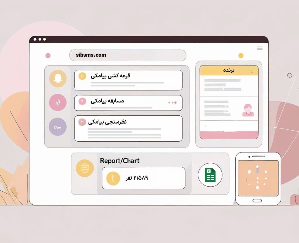 ابزار قرعه کشی پیامکی