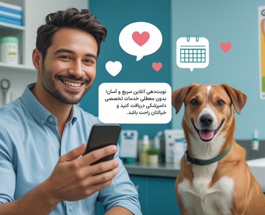 نوبت دهی پیامکی کلینیک دامپزشکی