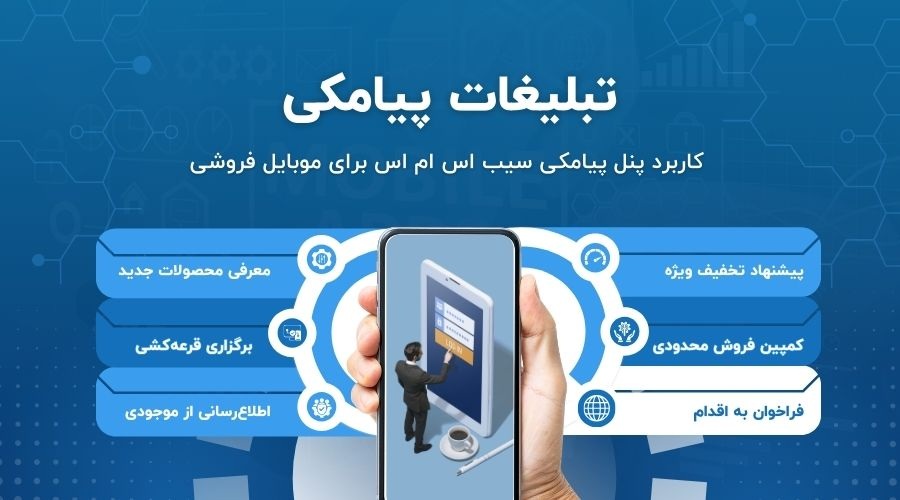 تبلیغات برای موبایل فروشی